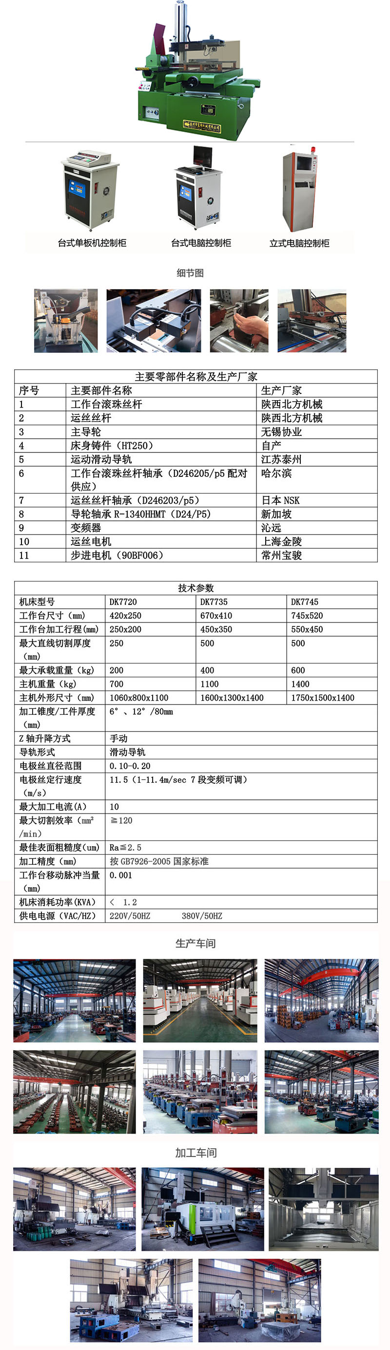 快走絲，DK7745快走絲線切割機(jī)床2